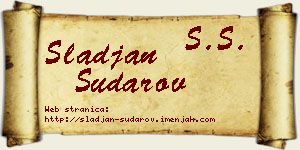 Slađan Sudarov vizit kartica